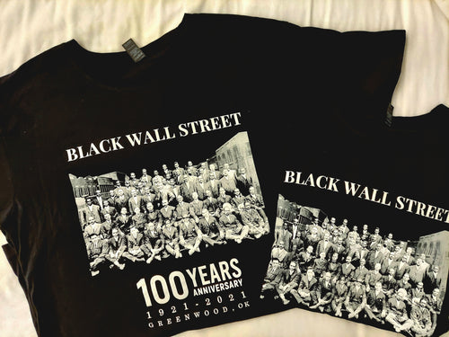 BLACK WALL STREET PORTRAIT SHIRT