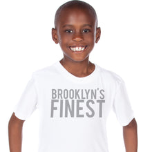 Load image into Gallery viewer, BROOKLYN&#39;S FINEST - KIDS - BROOKLYN T-SHIRT - SILK SCREEN PRINTED SHIRT