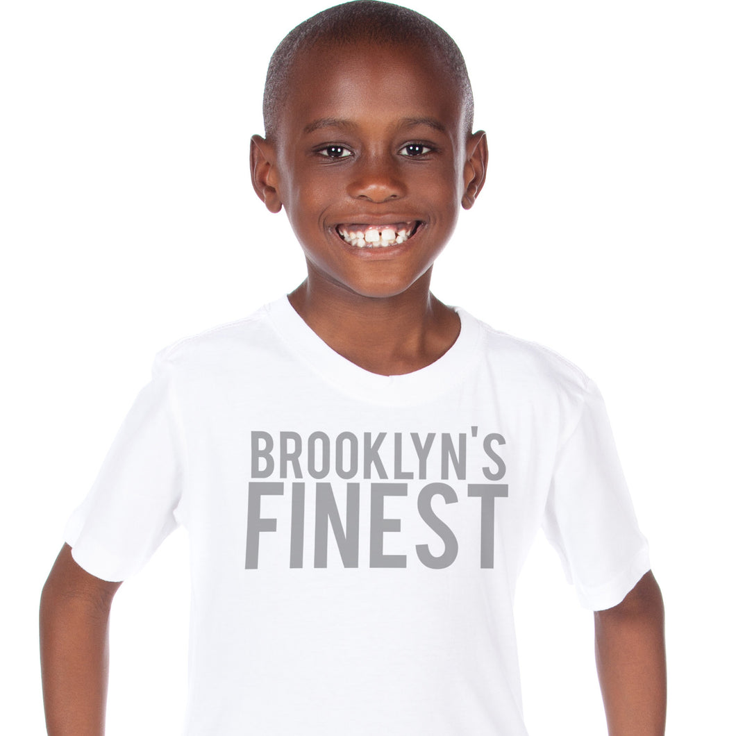 BROOKLYN'S FINEST - KIDS - BROOKLYN T-SHIRT - SILK SCREEN PRINTED SHIRT