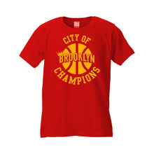 Load image into Gallery viewer, BROOKLYN CITY OF CHAMPIONS -BROOKLYN T-SHIRT - SILK SCREEN PRINTED SHIRT