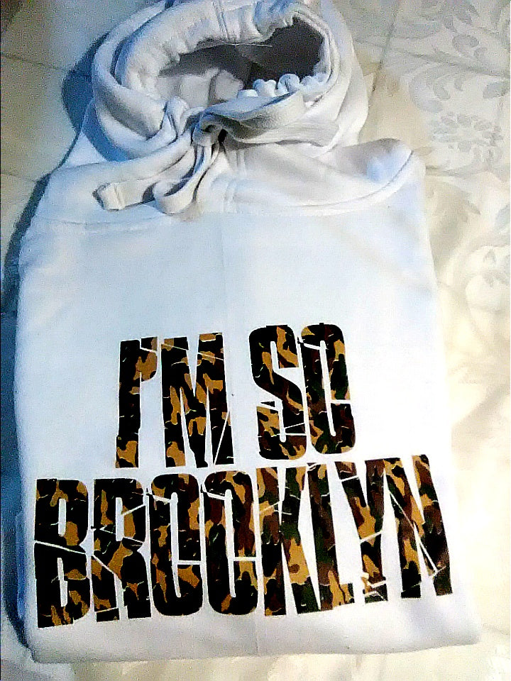 I'M SO BROOKLYN - CAMO EDITION - BROOKLYN T-SHIRT - SILK SCREEN PRINTED SHIRT