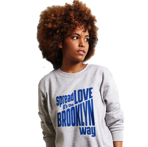 SPREAD LOVE IT'S THE BROOKLYN WAY - BROOKLYN T-SHIRT - SILK SCREEN T SHIRT